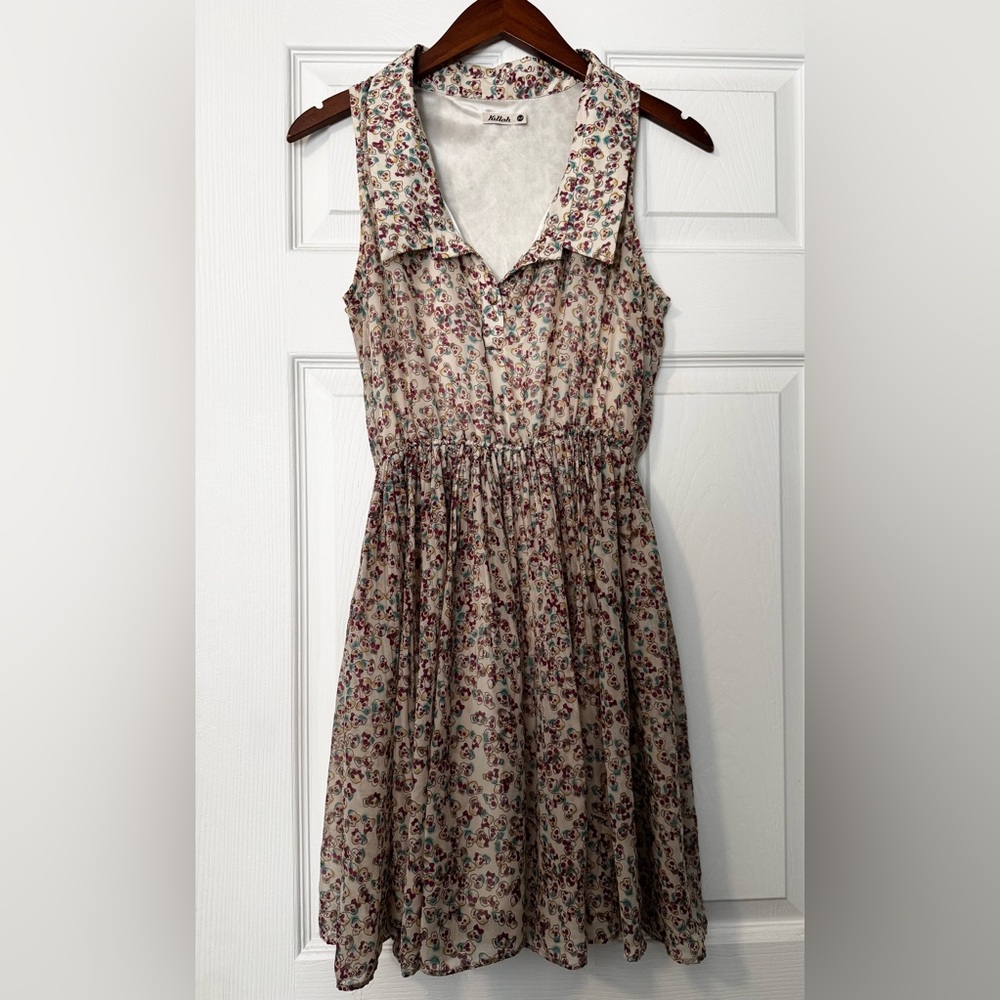 Killah by Miss Sixty Pastel Skull Print Mini Dress - Y2K Edgy Chic